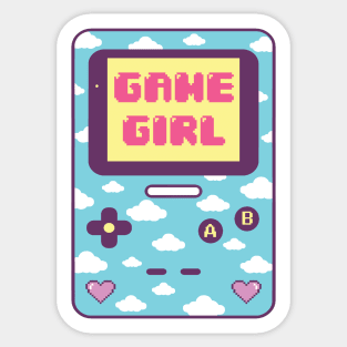 Gamer Girl Videogame Sticker